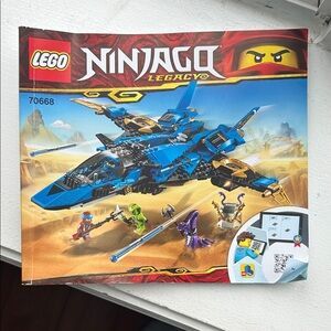 LEGO Ninjago Legacy Blue Jet Building Kit- instruction booklet only
